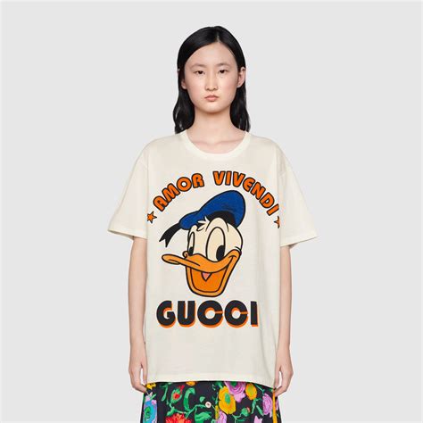 donald duck gucci t shirt|donald duck gucci slides.